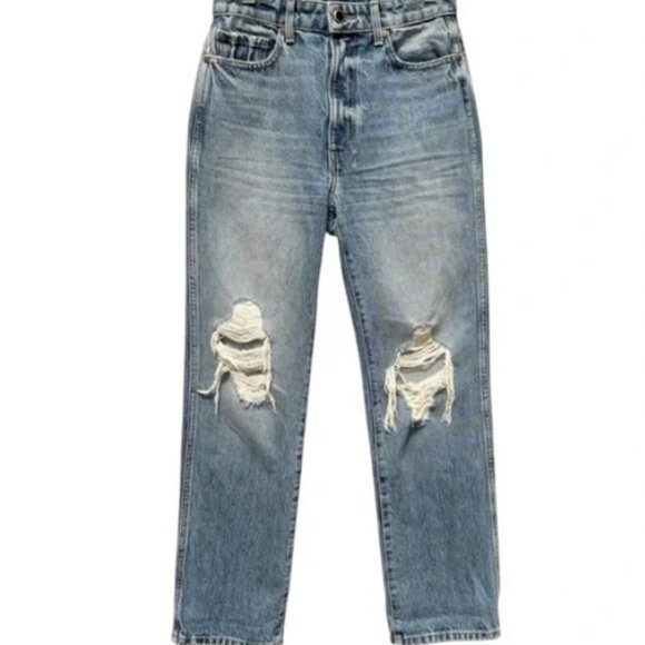 KHAITE Denim - Khaite Abigail Distressed Jeans Size 26